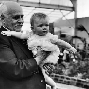 George Mottershead, proud grandfather and Director of Chester Zoo George Mottershead, proud grandfather and Director of Chester Zoo