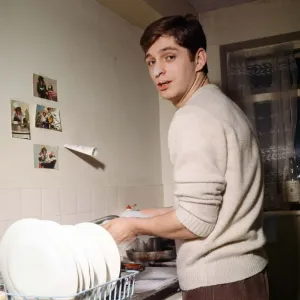 Georgie Fame at home. 10th January 1965