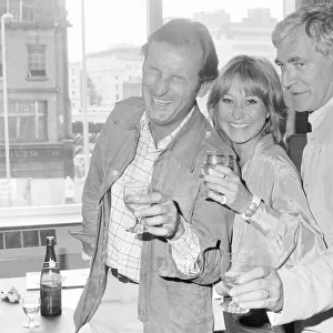 Gerald Harper Felicity Kendal and Nigel Davenport August 1979 who are all taking