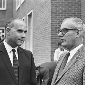 Gerald Thomas and Peter Rogers on Carry On Doctor Set Print 1967