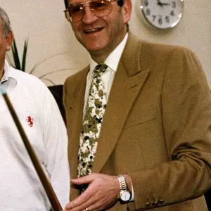 Gerald Weisfeld former boss of What Every Woman Wants shops playing snooker Gerald Weisfeld former boss of What Every Woman Wants shops playing snooker