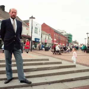 Gerant Williams in Redcar Town Centre, 14th November 1995 Print Gerant Williams in Redcar Town Centre, 14th November 1995 Print