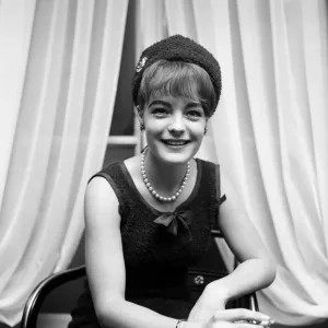 German film star Romy Schneider in London. 11th November 1962 German film star Romy Schneider in London. 11th November 1962