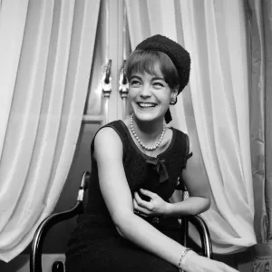 German film star Romy Schneider in London. 11th November 1962 German film star Romy Schneider in London. 11th November 1962