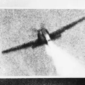 German FW 190 destroyed during Second World War. 24th March 1944 German FW 190 destroyed during Second World War. 24th March 1944