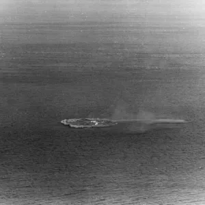 A German plane downed in the English Channel by Spitfires A German plane downed in the English Channel by Spitfires