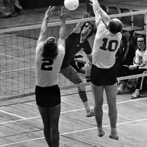 Gerry Coatbridge in Action - 1976 Volleyball Print Gerry Coatbridge in Action - 1976 Volleyball Print