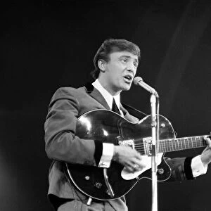 Gerry Marsden of Gerry and the Pacemakers at the 1964 New Musical Express Poll Winners