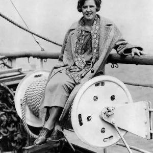 Gertrude Ederle English Channel Swim Print