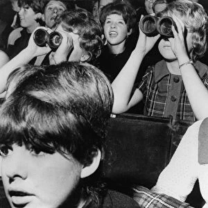 Getting a closer look. Beatles fans at the ABC Cinema in Ferensway