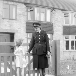 Getting a word of advice about road-safety from Mrs Kathleen Price Getting a word of advice about road-safety from Mrs Kathleen Price