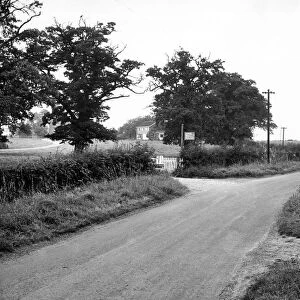 Gibbet Hill Road looking across to Cryfield House Farm, which will be incorporated into