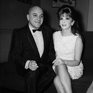 Gina Lollobrigida actress with Telly Savalas actor 1969