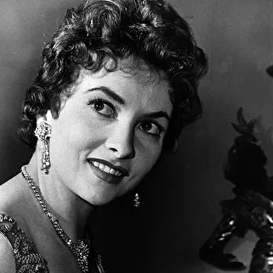 Gina Lollobrigida the italian film actress April 1954