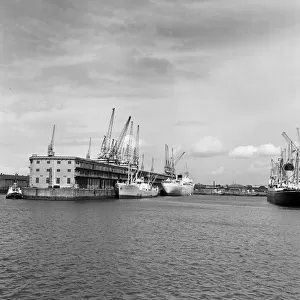 Gladstone Dock, Liverpool. 9th August 1965