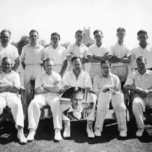Glamorganshire County Cricket club pose for a group photograph as the County Crickey Glamorganshire County Cricket club pose for a group photograph as the County Crickey