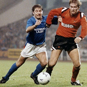 Glasgow Rangers 1 v Dundee United 2. Scottish Premier Division match at Ibrox