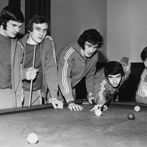 Glasgow Rangers Snooker Print 1972 Glasgow Rangers Snooker Print 1972