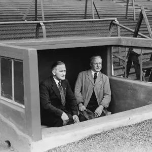 Glasgow Rangers Trainer Joe Craven Print, 16th October 1951