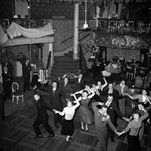 Glasgow Sinners, dancers at the Cafe de Paris. March 1957 Glasgow Sinners, dancers at the Cafe de Paris. March 1957