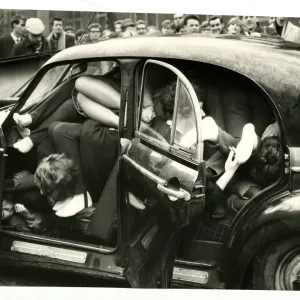 Glasgow students charity attempt 1966 twenty five girl in a car for charity attempt Glasgow students charity attempt 1966 twenty five girl in a car for charity attempt