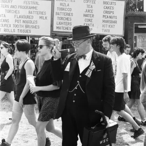 Glastonbury Festival, Pilton, Somerset. Picture shows scenes from the 1993 Glastonbury Festival, Pilton, Somerset. Picture shows scenes from the 1993