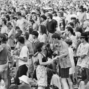 Glastonbury Festival, Pilton, Somerset. Picture shows scenes from the 1992 Glastonbury Festival, Pilton, Somerset. Picture shows scenes from the 1992