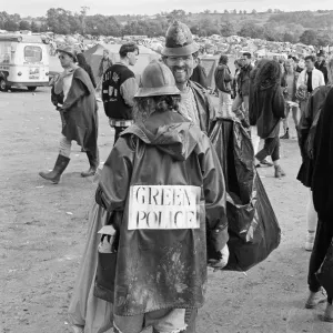 Glastonbury Festival, Pilton, Somerset. Picture shows scenes from the 1990 Glastonbury Festival, Pilton, Somerset. Picture shows scenes from the 1990
