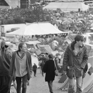 Glastonbury Festival, Pilton, Somerset. Picture shows scenes from the 1990 Glastonbury Festival, Pilton, Somerset. Picture shows scenes from the 1990