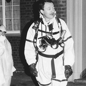GLC Leader Ken Livingstone October 1983 Dressed in Nuclear