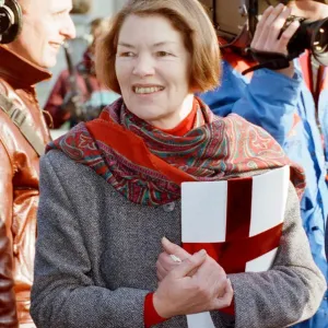 Glenda Jackson, and other Labour party members delivering a mass petition against coal Glenda Jackson, and other Labour party members delivering a mass petition against coal