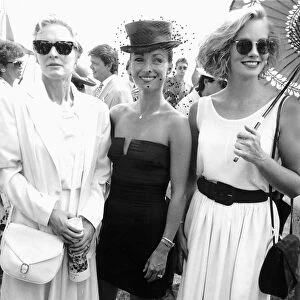 Glenn Close Actress with other Actresses Jane Seymour and Cybill Shepherd at a