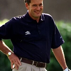 Glenn Hoddle England coach plays golf in France June 1998 The England football