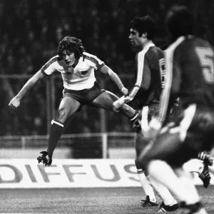 Glenn Hoddle England v Bulgaria International Football Nov 1979 in action against Glenn Hoddle England v Bulgaria International Football Nov 1979 in action against
