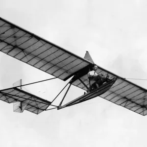 Print of A glider taking off at Walsall Aerodrome, August 1935 Print of A glider taking off at Walsall Aerodrome, August 1935