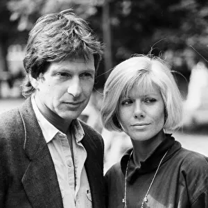 Glynis Barber and Michael Brandon at TV photocall 27 / 08 / 1987
