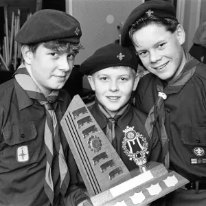 Golcar scouts Simon Haigh, 15, Christopher Marsden, 13, and Andrew Moore, 14 Golcar scouts Simon Haigh, 15, Christopher Marsden, 13, and Andrew Moore, 14