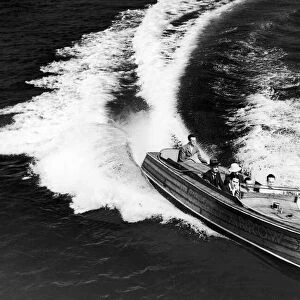 Golden Arrow speedboat at Hastings, St Leonards. 30th August 1936