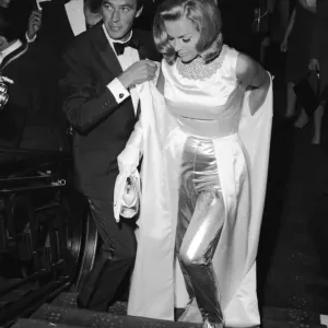 Honor Blackman at Goldfinger Premiere Print 1964