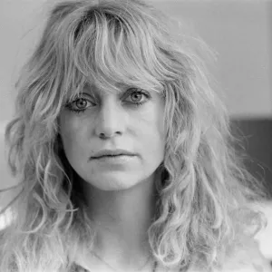 Goldie Hawn, American actress, in the UK to promote new film, Private Benjamin