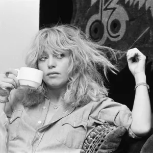 Goldie Hawn, American actress, in the UK to promote new film, Private Benjamin