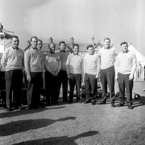 Golf Ryder Cup October 1961 European Ryder Cup Team at the Royal Lytham & St