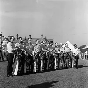 Golf Ryder Cup October 1961 The European Ryder Cup team at the Royal Lytham & St