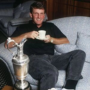 US golfer Mark Calcavecchia, winner of the 1989 Open Championship at the Royal Troon Golf