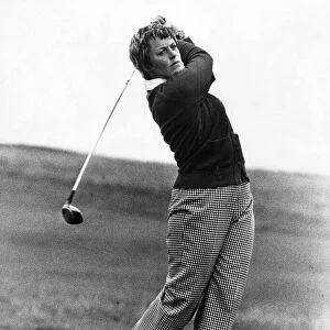 Golfer Vicki Thomas. 8th September 1979