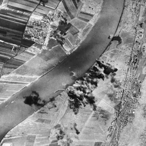 A good example of precision bombing; US Marauders attack La Trait, occupied France A good example of precision bombing; US Marauders attack La Trait, occupied France