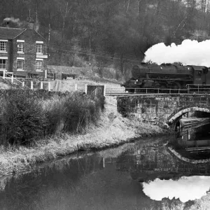 A Goods Train at Consall Forge Print, February 1965 A Goods Train at Consall Forge Print, February 1965