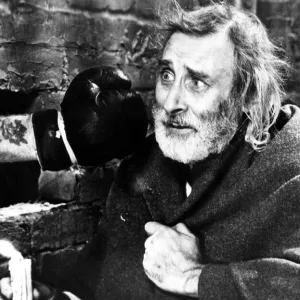 Former Goon Spike Milligan is pictured on the set of the film Former Goon Spike Milligan is pictured on the set of the film