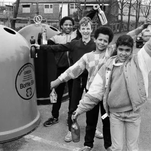 Memory Lane Prints: Deighton High School Bottle Bank 1987 Memory Lane Prints: Deighton High School Bottle Bank 1987
