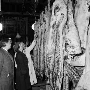 Three government representatives arrived at Londons Smithfield Meat Market just Three government representatives arrived at Londons Smithfield Meat Market just
